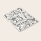 Washington DC toile gray Notebook Gallery Image 3