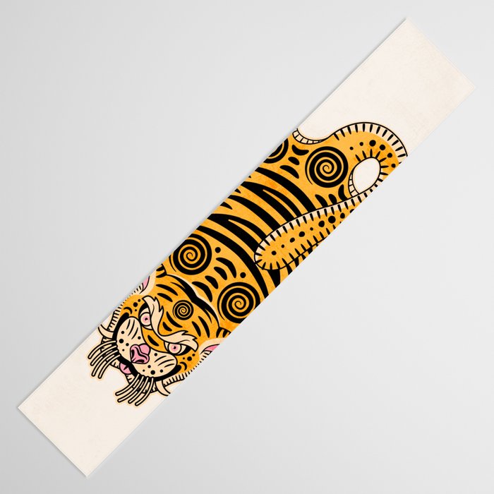King Of The Jungle 01: Golden Tiger Edition Table Runner Gallery Image 3