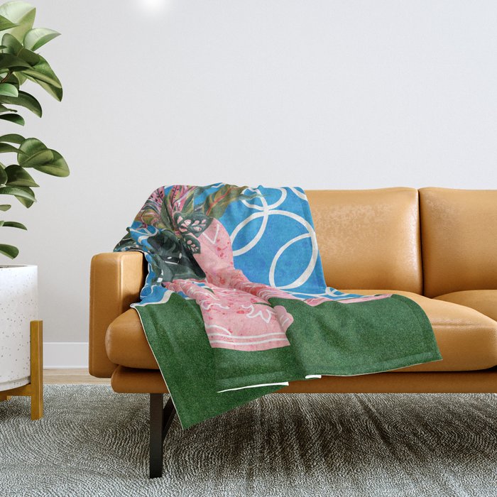 Shoe Planters Throw Blanket Gallery Image 1