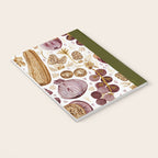 Garden Vegetables & Fresh Fruit in Ochre & Burgundy Notebook Gallery Image 3