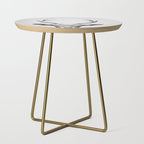 Deer - Black & White Side Table Gallery Image 1