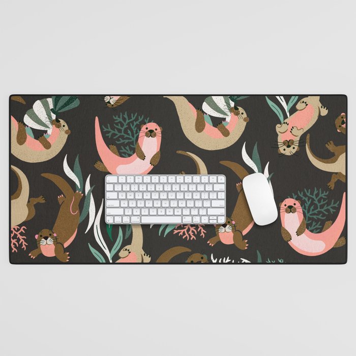 Otter Collection - Charcoal Desk Mat Gallery Image 1