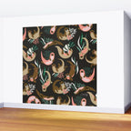 Otter Collection - Charcoal Wall Mural Gallery Image 2