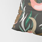 Otter Collection - Charcoal Pillow Sham Gallery Image 4