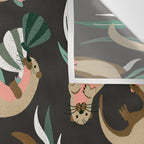 Otter Collection - Charcoal Wall Tapestry Gallery Image 3