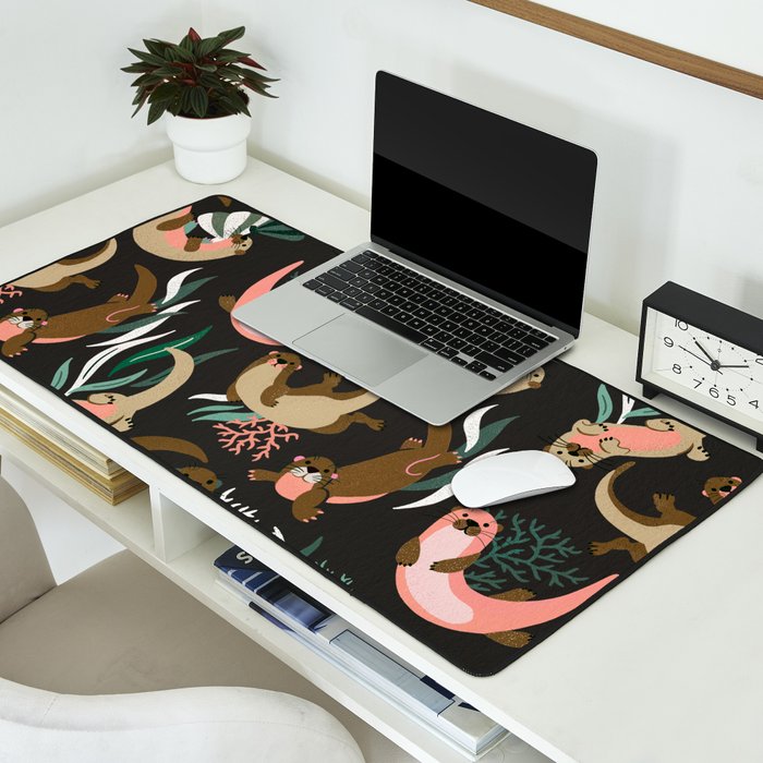 Otter Collection - Charcoal Desk Mat Gallery Image 2