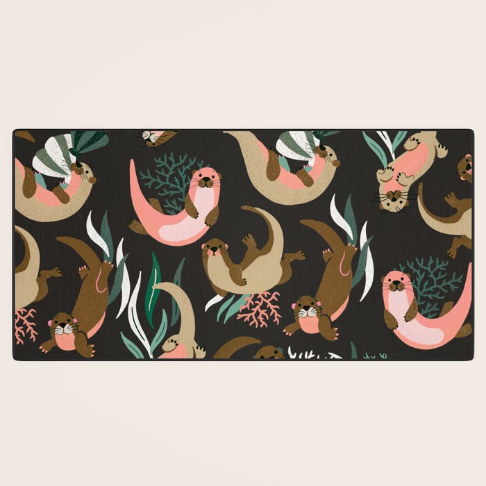Otter Collection - Charcoal Desk Mat Gallery Image 3