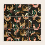 Otter Collection - Charcoal Wood Wall Art Gallery Image 1