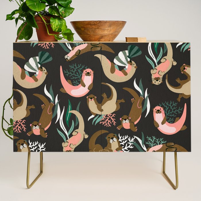 Otter Collection - Charcoal Credenza Gallery Image 1