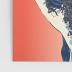 The Great Wave of Black Pug Poster Gallery Image 3