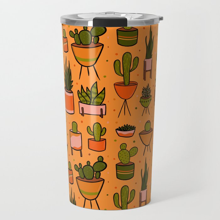 Modern Cactus Travel Mug Gallery Image 1