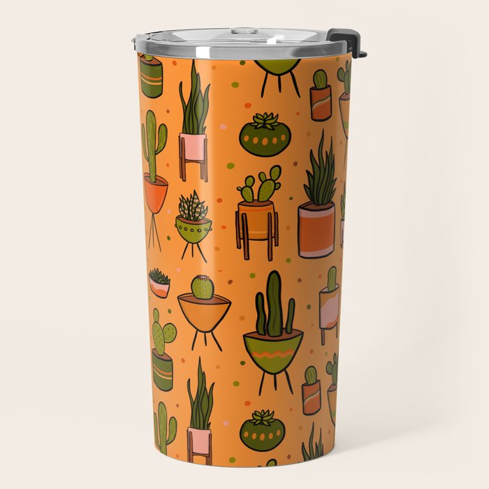 Modern Cactus Travel Mug Gallery Image 2