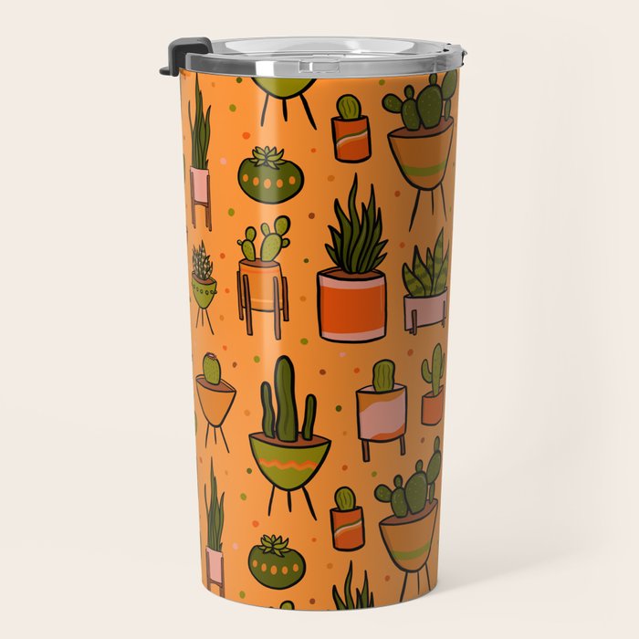 Modern Cactus Travel Mug Gallery Image 3