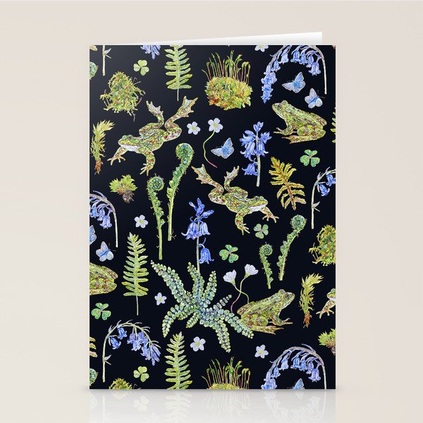 Frolicking Frogs and Ferns Stationery Card Gallery Image 2
