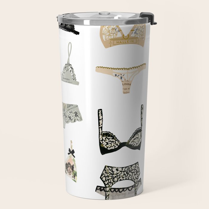 Lingerie Collage Travel Mug Gallery Image 2