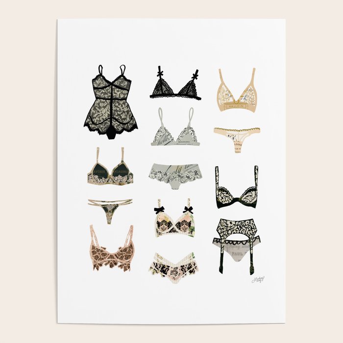 Lingerie Collage Poster Gallery Image 4