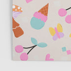 Pastel Nostalgic Doodles - Retro Teen Pattern Poster Gallery Image 3