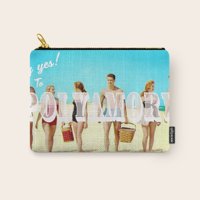 Say yes! To Polyamory Carry All Pouch Gallery Image 1