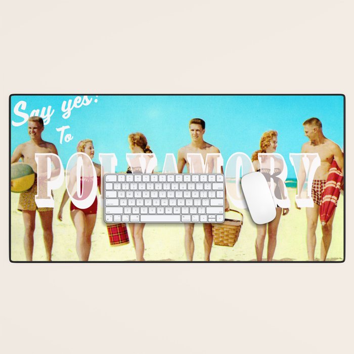 Say yes! To Polyamory Desk Mat Gallery Image 1