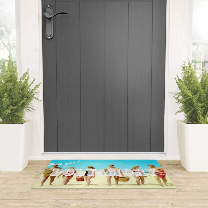 Say yes! To Polyamory Welcome Mat Gallery Image 3