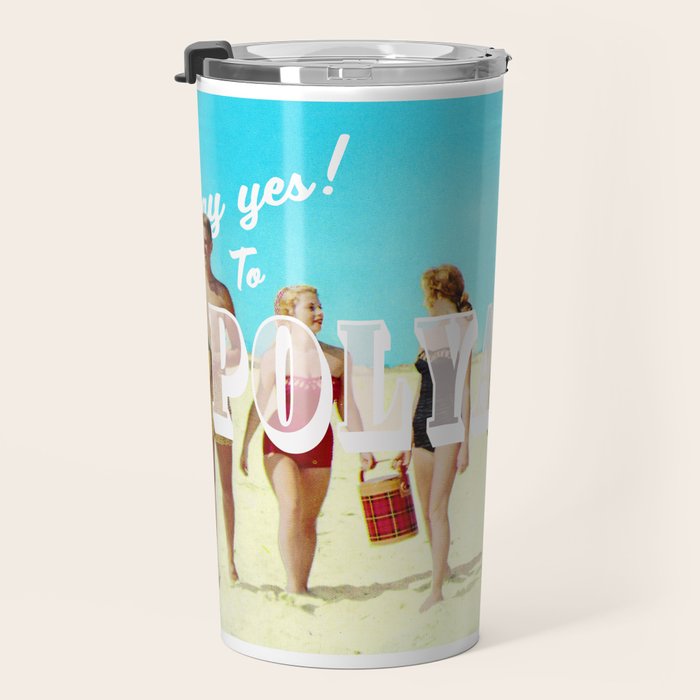 Say yes! To Polyamory Travel Mug Gallery Image 3
