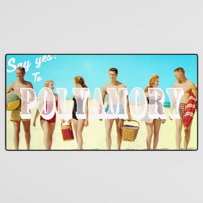 Say yes! To Polyamory Desk Mat Gallery Image 3