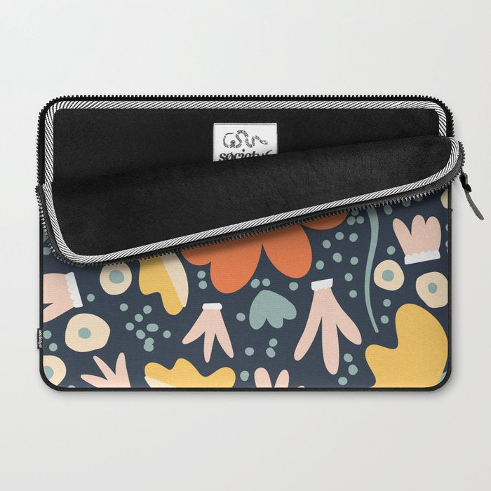 Orange flowers Laptop Sleeve Gallery Image 2
