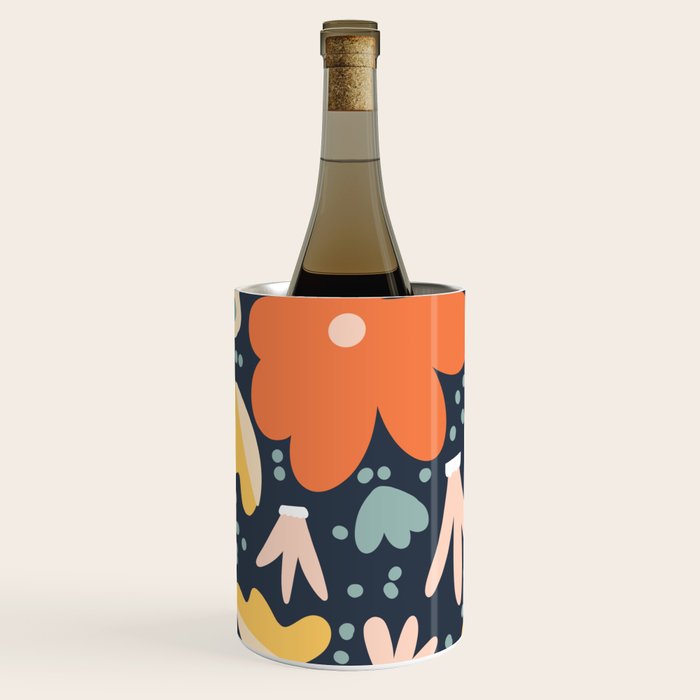 Orange flowers Wine Chiller Gallery Image 1