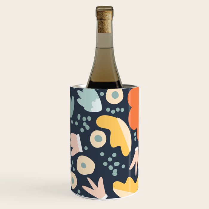 Orange flowers Wine Chiller Gallery Image 2