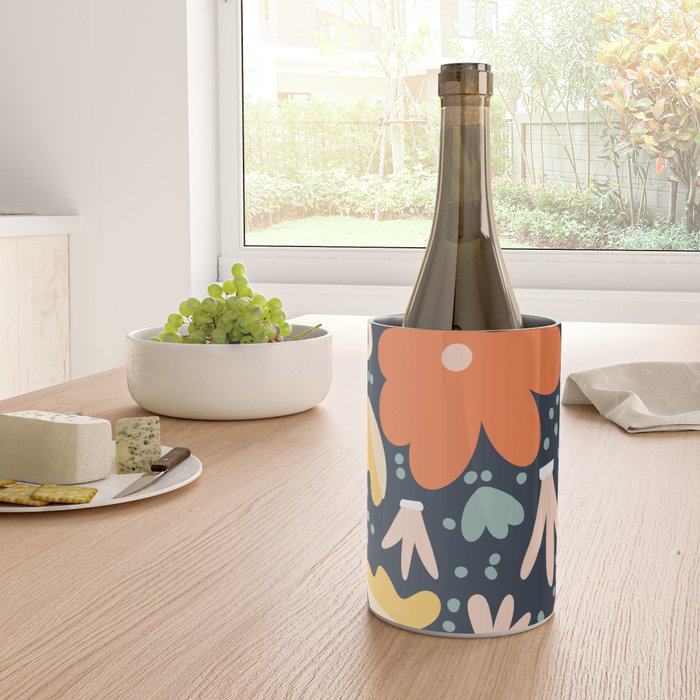 Orange flowers Wine Chiller Gallery Image 4