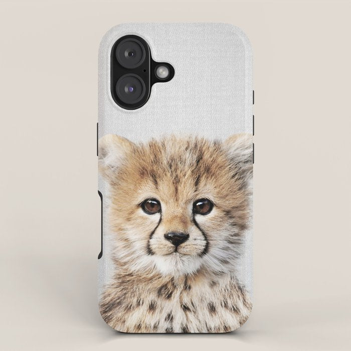 Baby Cheetah - Colorful iPhone Case Gallery Image 1