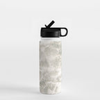 Clear water | beach fine art photography | sea wave and sand Water Bottle Gallery Image 1