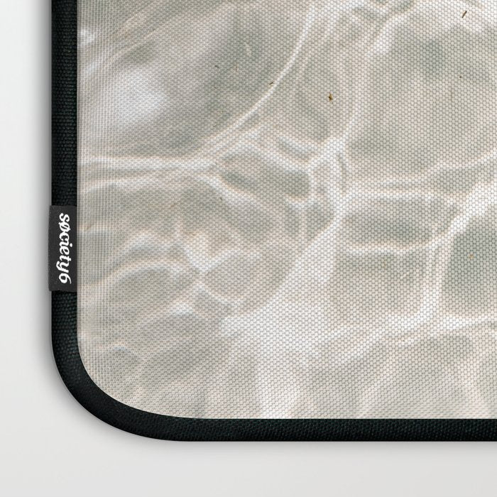 Clear water | beach fine art photography | sea wave and sand Laptop Sleeve Gallery Image 3