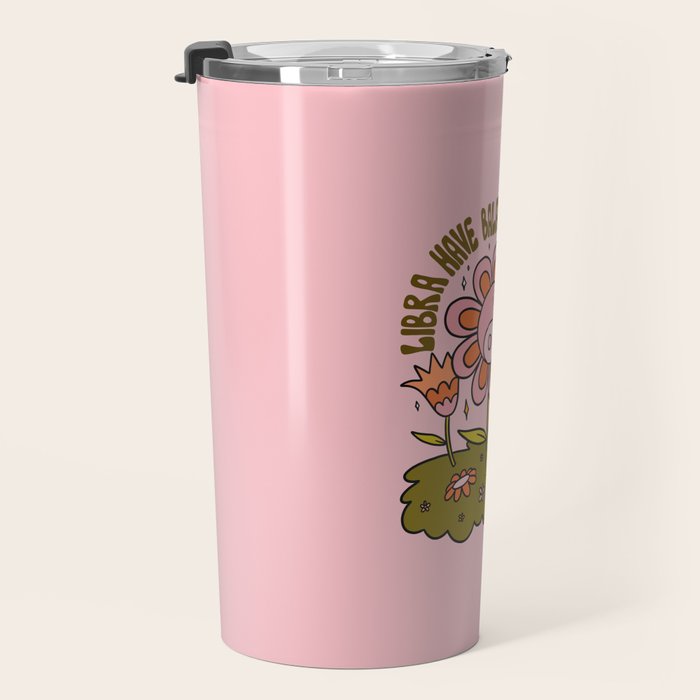 Libra Flower Travel Mug Gallery Image 3