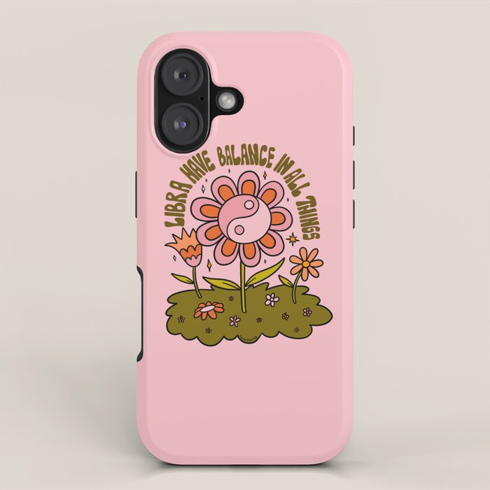 Libra Flower iPhone Case Gallery Image 1