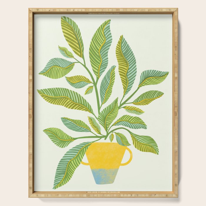 Whimsical Sage Serving Tray Gallery Image 1