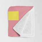 To The Dance Floor Left Arrow (Pink Yellow) Throw Blanket Gallery Image 3