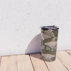 Vintage Art Deco Bat and Flowers Travel Mug Gallery Image 4