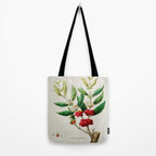 Coffee plant by Étienne Denisse from "Flore d'Amérique" (1843)  Tote Bag Gallery Image 2
