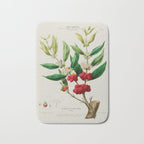 Coffee plant by Étienne Denisse from "Flore d'Amérique" (1843)  Bath Mat Gallery Image 1