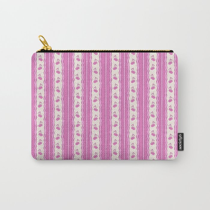 Cherry Wave Stripe Carry All Pouch Gallery Image 1
