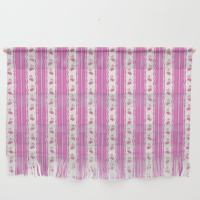 Cherry Wave Stripe Wall Hanging Gallery Image 1