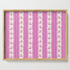 Cherry Wave Stripe Serving Tray Gallery Image 1
