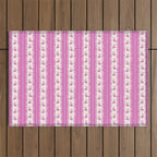Cherry Wave Stripe Outdoor Rug Gallery Image 1