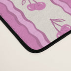 Cherry Wave Stripe Desk Mat Gallery Image 4