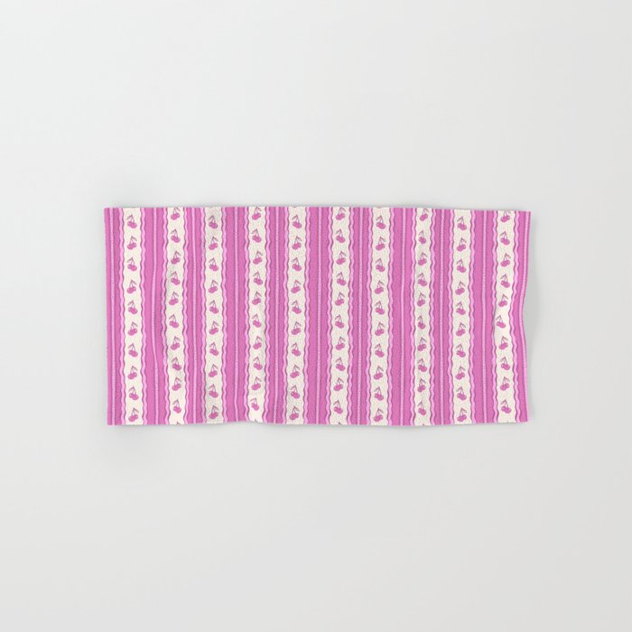 Cherry Wave Stripe Bath Towel Gallery Image 1