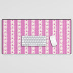 Cherry Wave Stripe Desk Mat Gallery Image 1