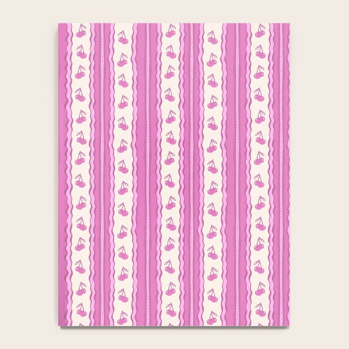 Cherry Wave Stripe Notebook Gallery Image 4