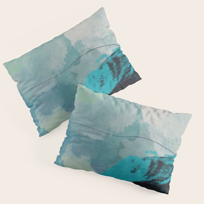 sea ocean abstract art Pillow Sham Gallery Image 3