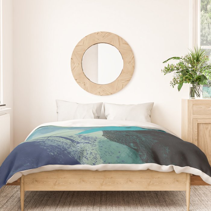sea ocean abstract art Duvet Cover Gallery Image 3